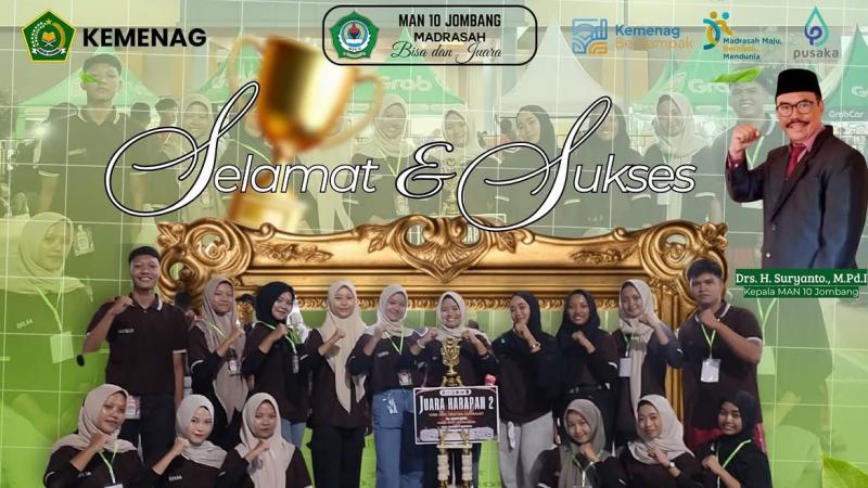 Paskibra MAN 10 Jombang kembali menorehkan Prestasi Gemilang se-Jawa Open