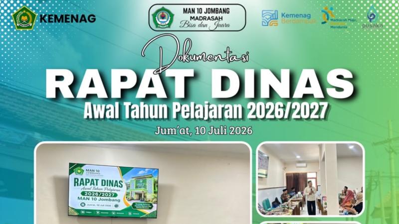 RAPAT DINAS AWAL TAHUN PELAJARAN 2026-2027 MAN 10 JOMBANG