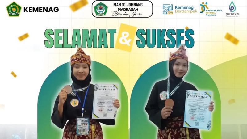 Prestasi Membanggakan Tiga Siswi Man 10 Jombang Raih Juara di Malang  hampionship 2026