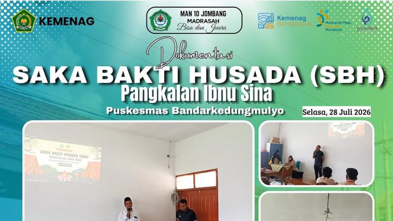 Saka Bakti Husada Puskesmas Bandar Kedungmulyo Edukasi Siswa MAN 10 Jombang tentang HIV dan AIDS